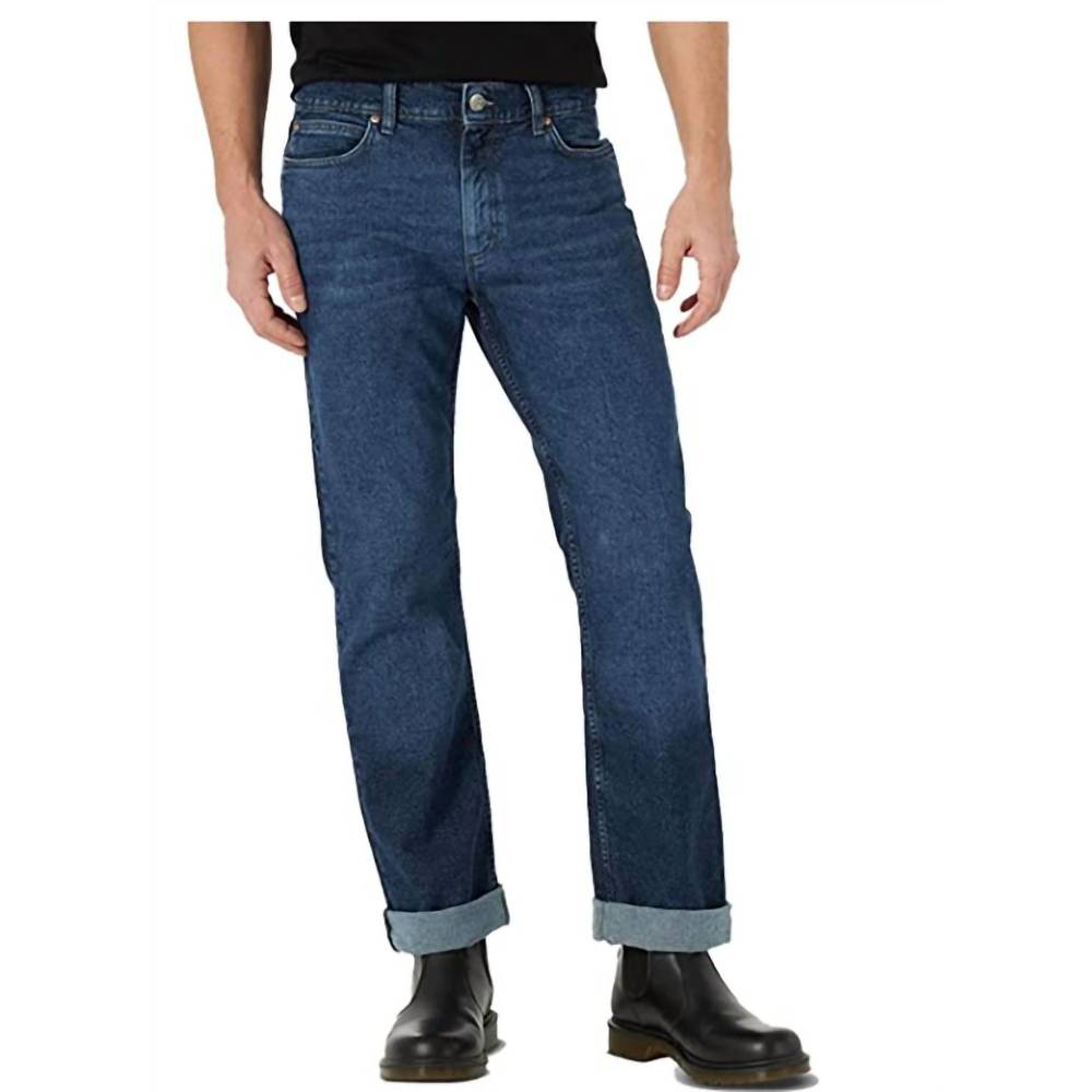 NEW LEE JEANS men's legendary infinite regular boot cut jeans in med blue